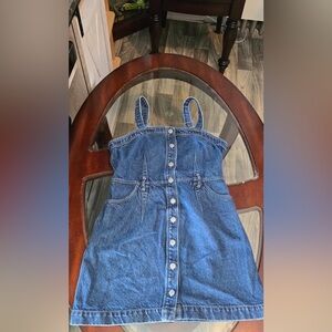 Levi's Blue Denim Kids Overalls